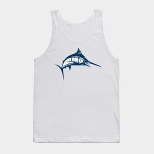 Swordfish Drawing Tank Top